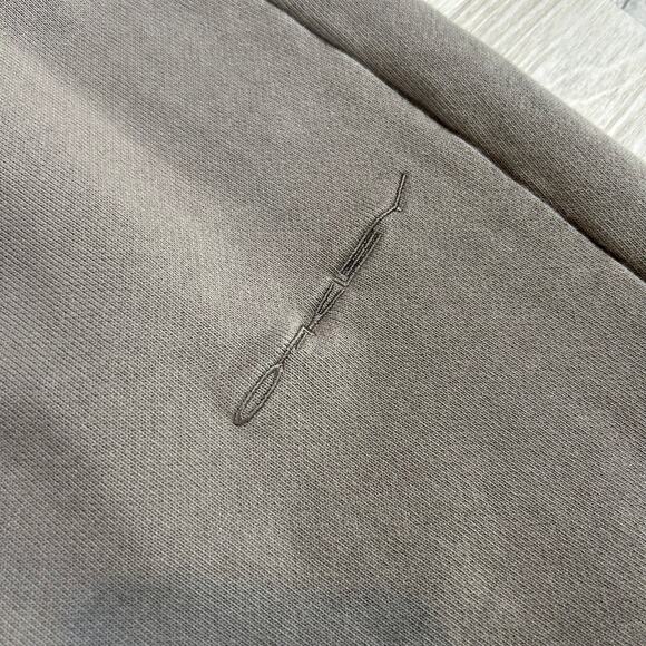 Oakley Relaxed Fit Sweatpants Taupe Fleece Joggers Small Athleisure Cozy - Picture 2 of 9